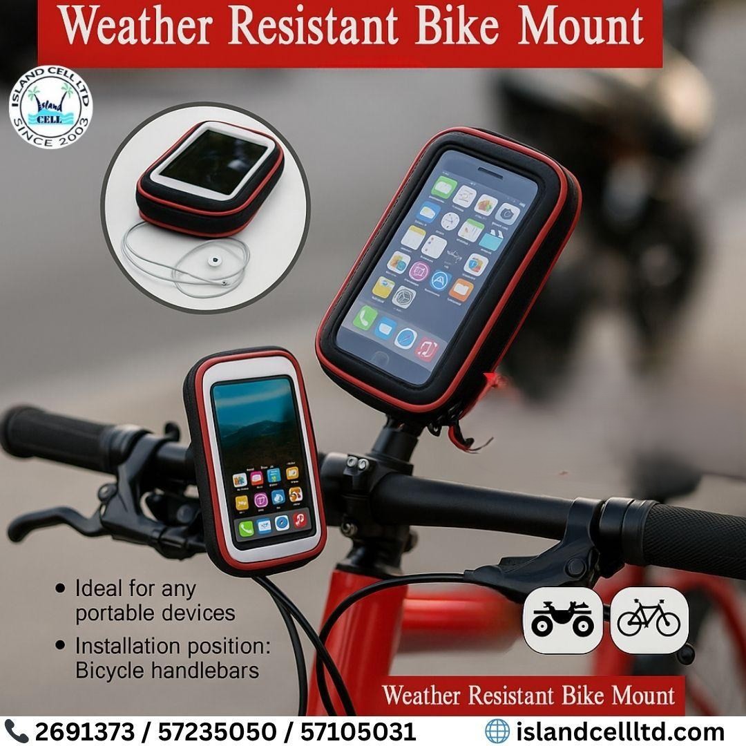 Weather-Resistant Bike Mount for Smartphones